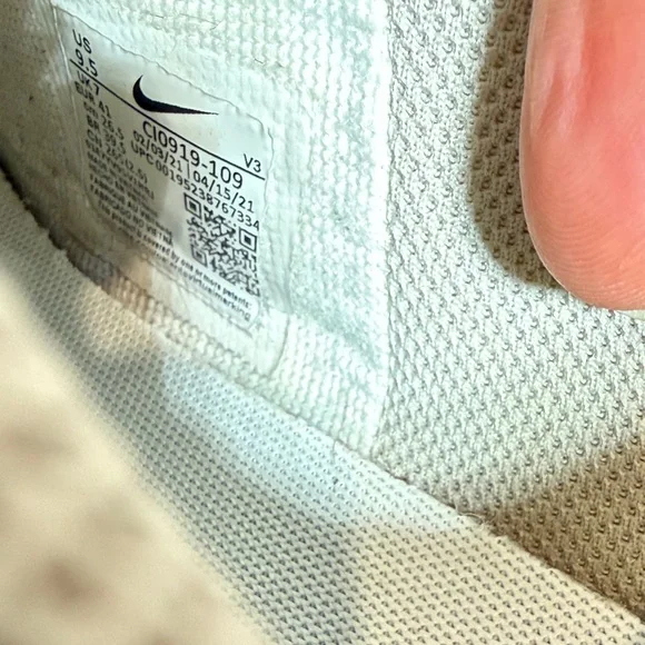 Nike Women Air Force 1 Low Sneakers - White, Green, Orange - Picture 7 of 12